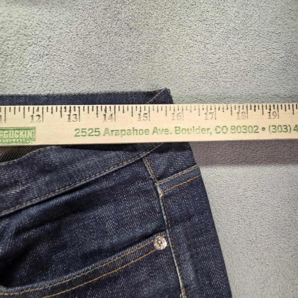 A.P.C. Jeans Mens Blue Dark‎ Wash Slim Whiskers Honeycomb Fits 31x29